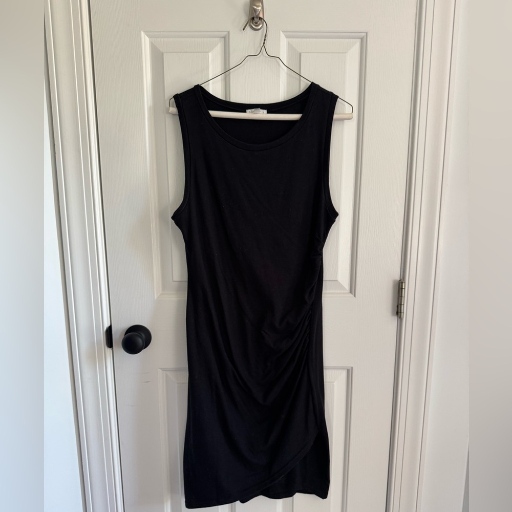 Leith Black Sleeveless Mini Dress